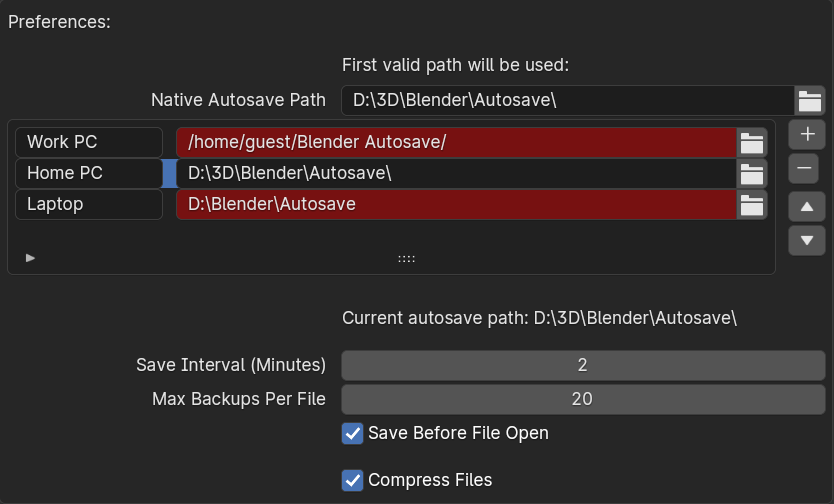 Addon Preferences UI