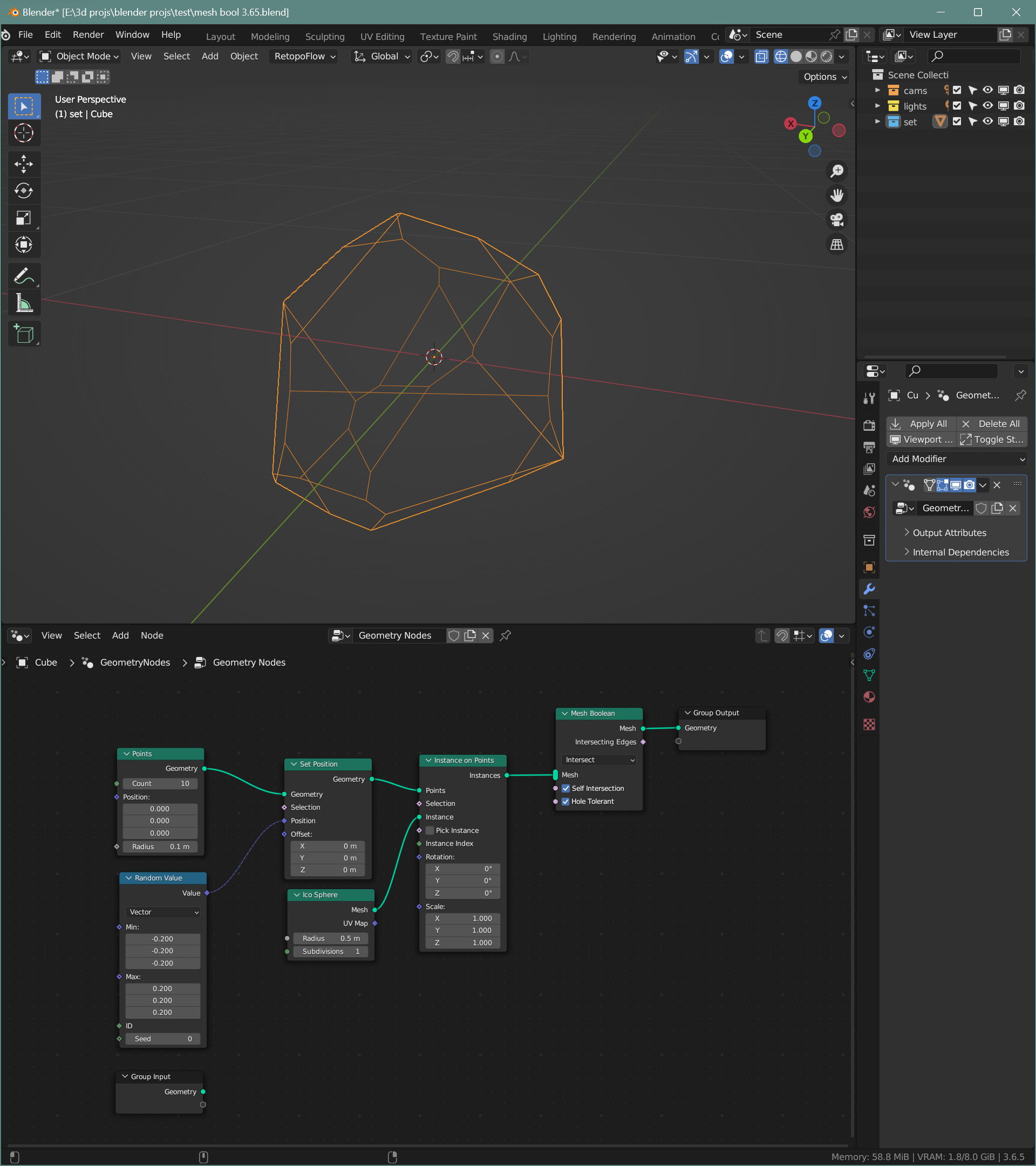 #113983 - Mesh Boolean Node intersect not working as in 3.65 - blender ...