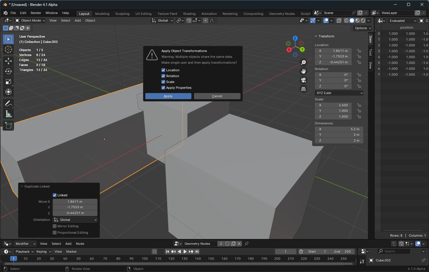#117489 - Consolidation of Operator Dialogs - blender - Blender Projects