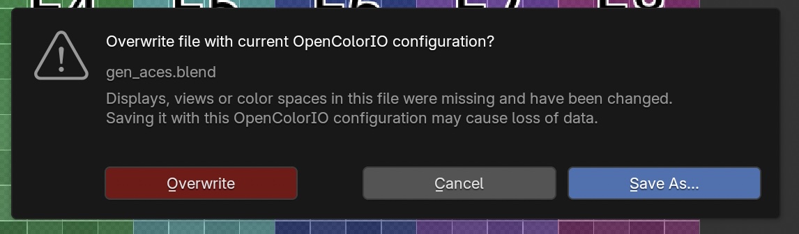 #146616 - Not enough space for OpenColorIO error message upon closing ...