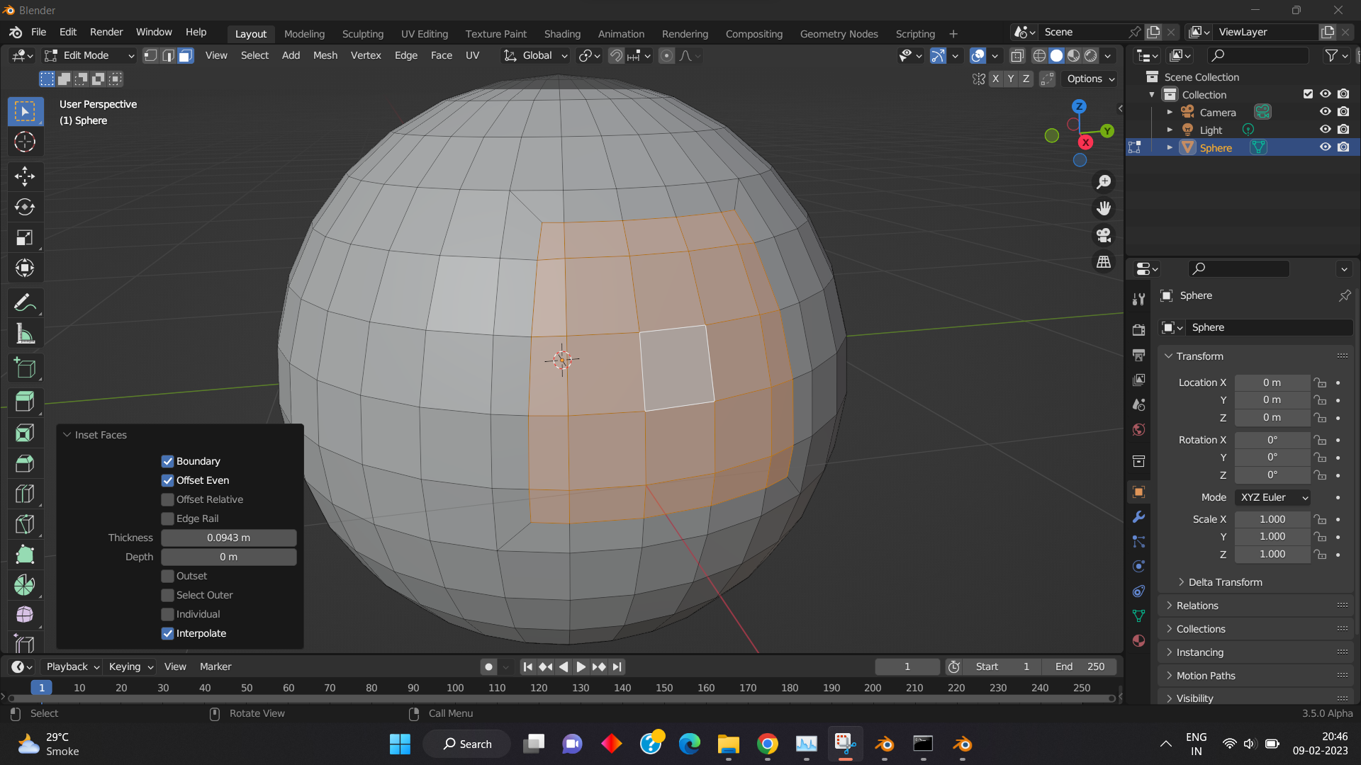 104501 Regression Blender crashes after using Inset Faces blender