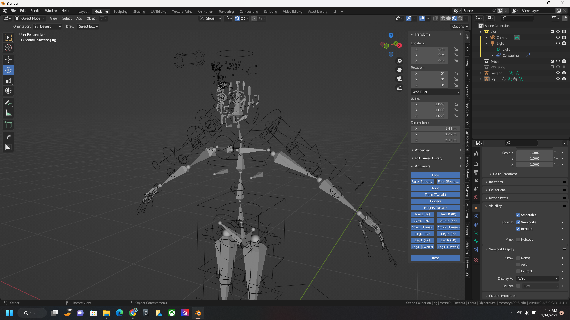 #105753 - rigify bones not line up corretly - blender - Blender Projects
