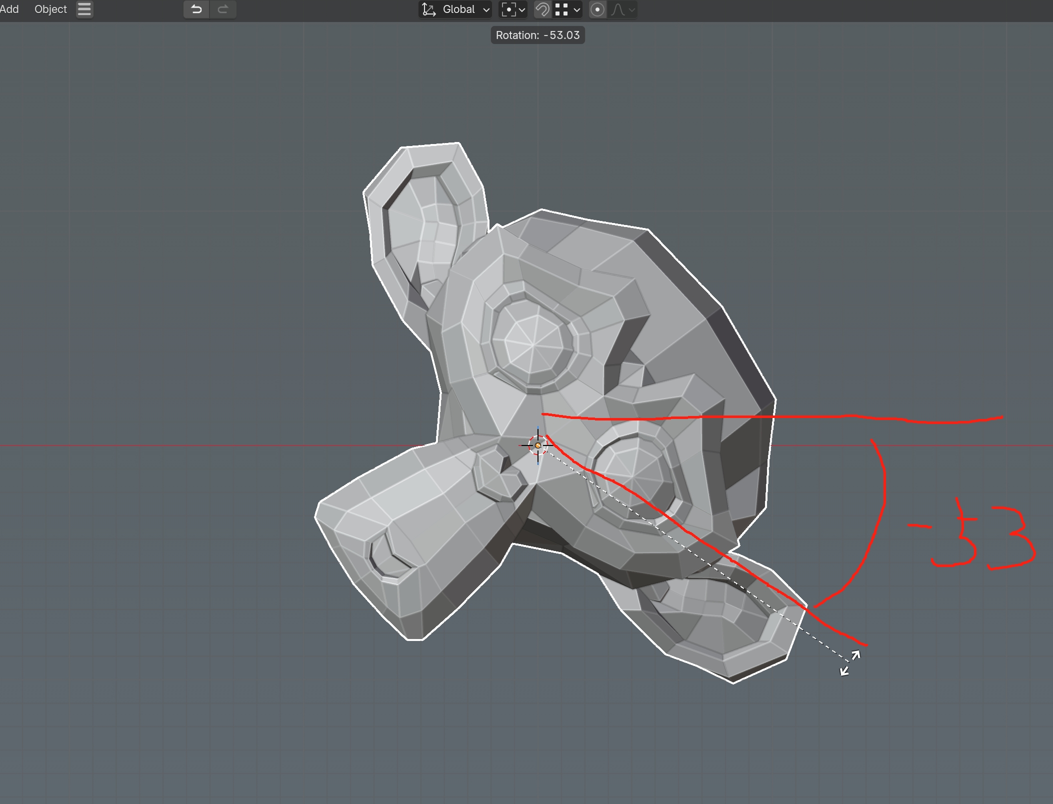 #150838 - Rotation direction regression in Blender 5.0: R+90 rotates ...
