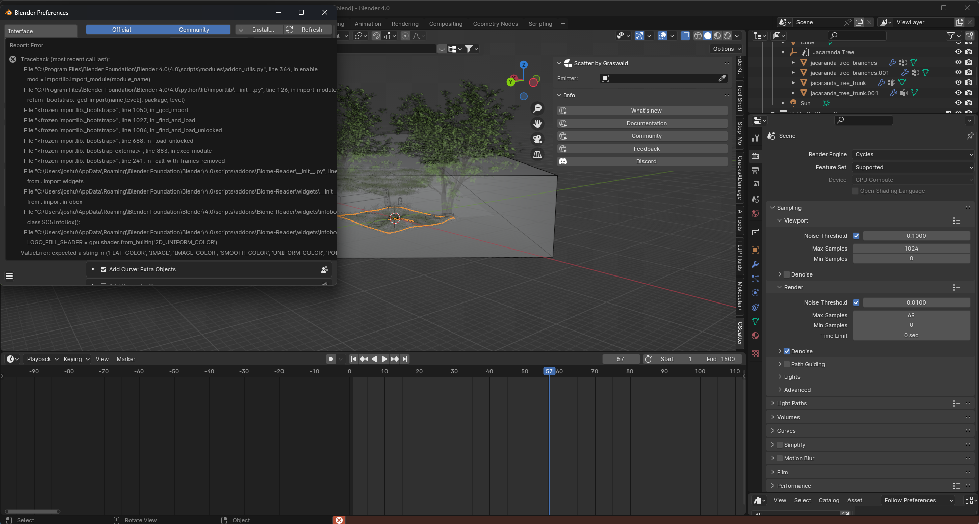 #117257 - Plug Ins Doesnt Work in Blender 4.0.2 - blender - Blender ...