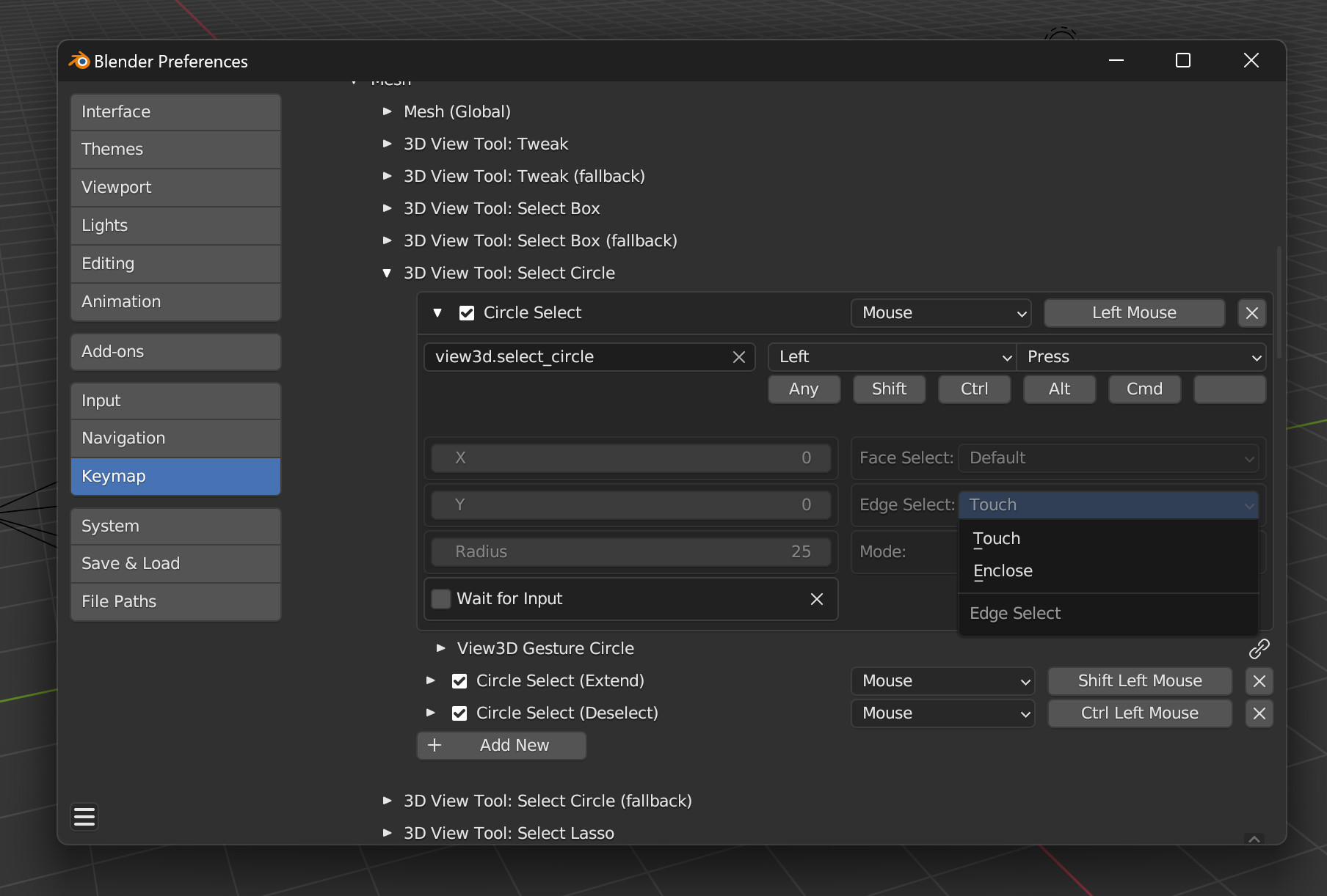 #109309 - UI: Drag Select Edge and Face Keymap Configuration - blender ...
