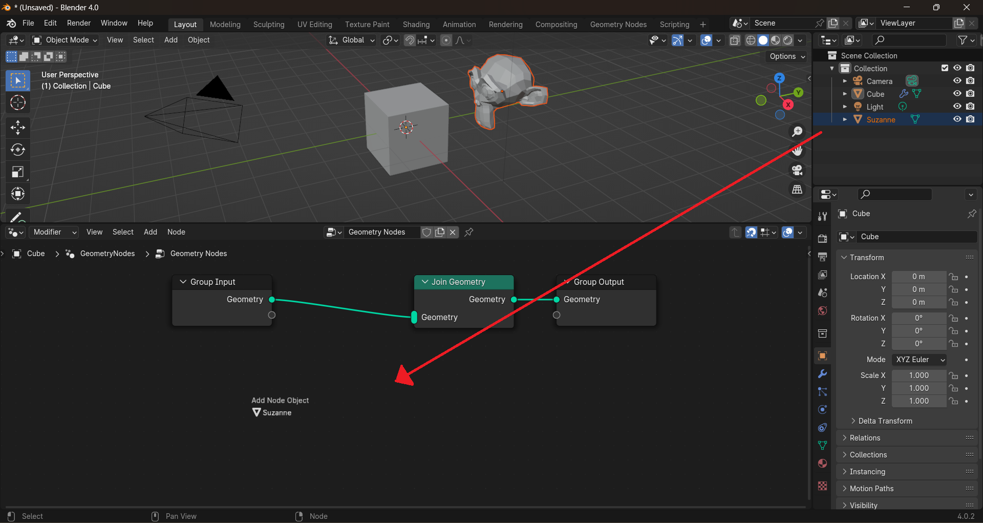 #119573 - Drag & Drop Object Info Node does not have working Relative ...
