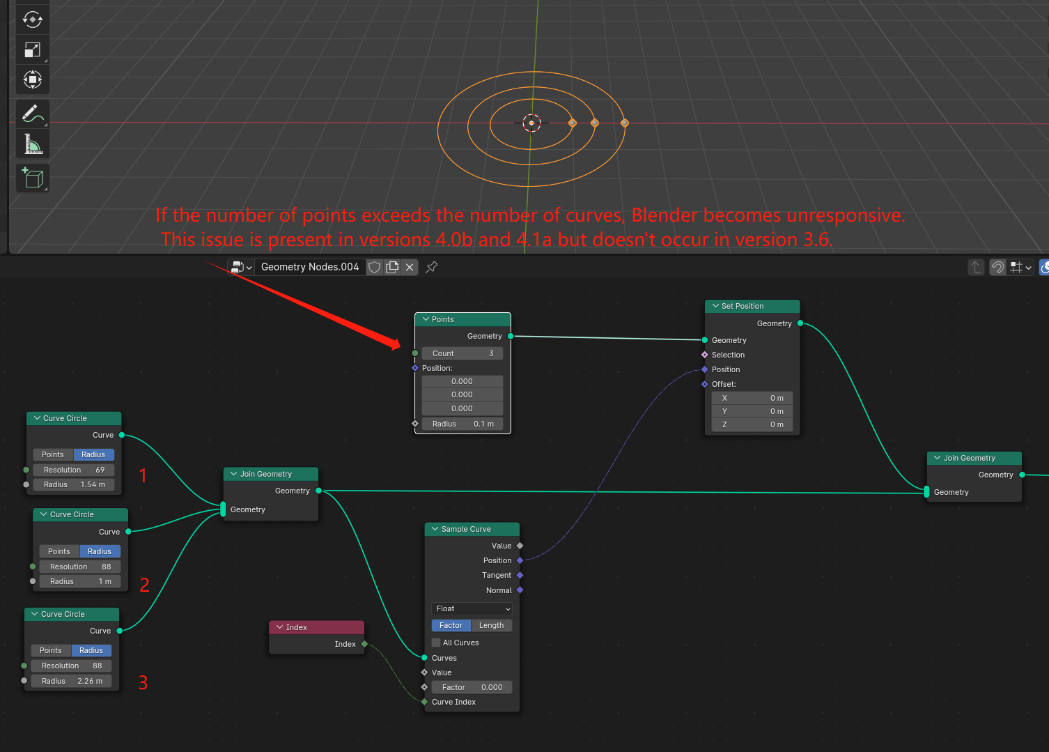#113319 - The program crashes when driving point cloud positions with ...