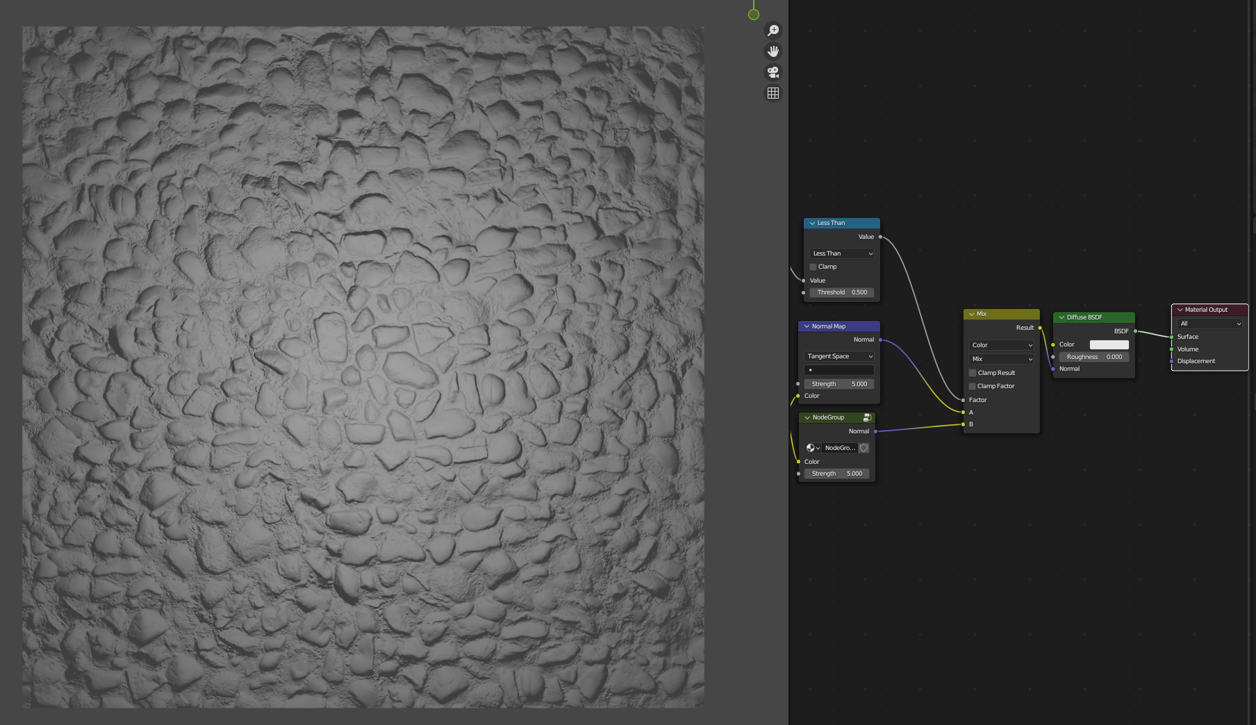 #109679 - Incorrect results with normal map node when strength is not ...