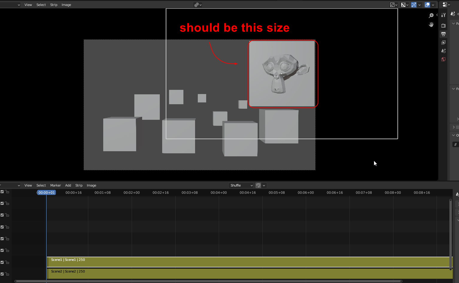 109943 imported scenes in video sequencer, don't use the scenes own