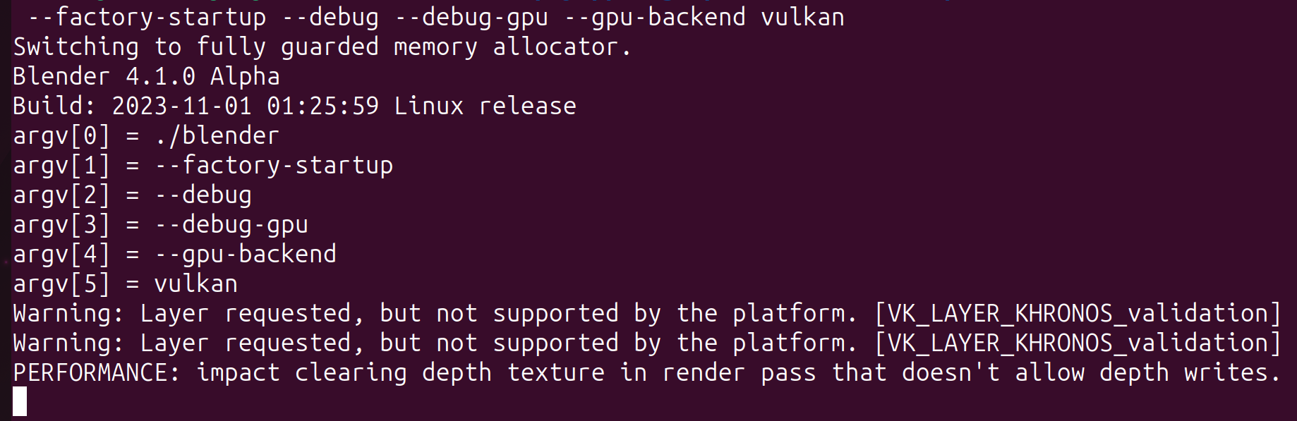 #114385 - Blender doesn't run with --gpu-backend vulkan flag on linux ...