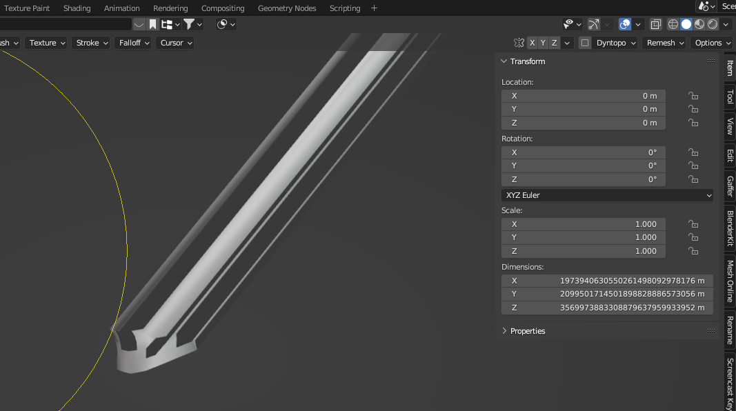 #111566 - Sculpting a mesh from Blender 3.6 causes corruption - blender ...