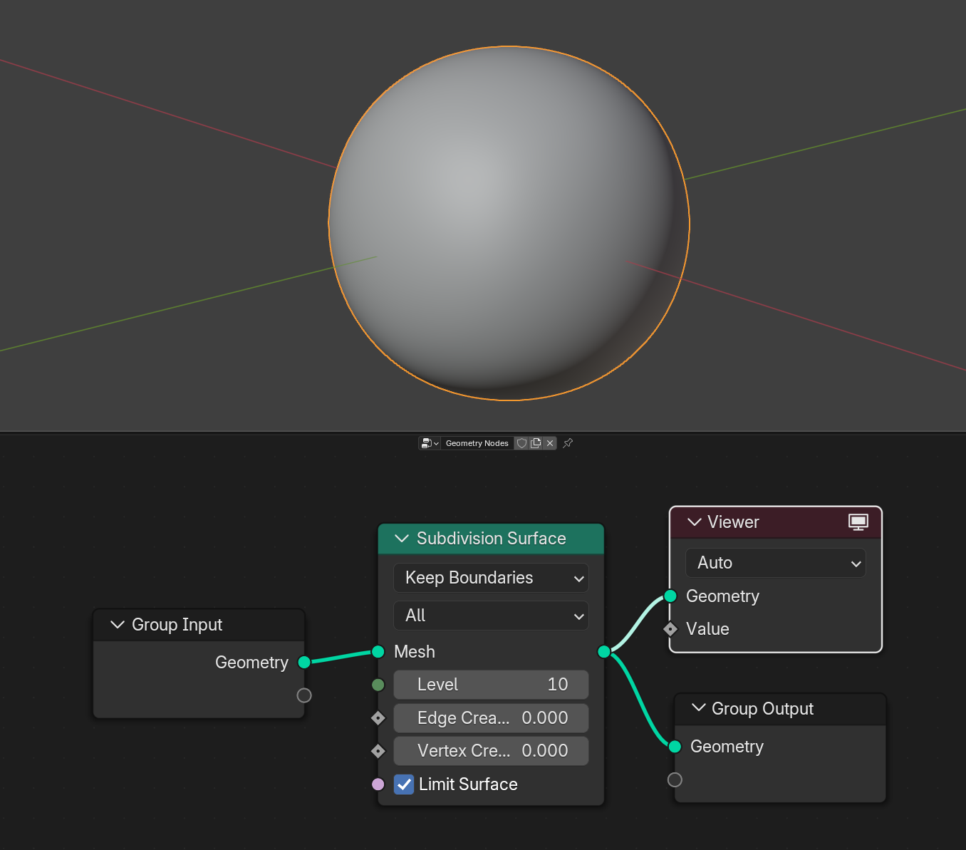 #146444 - Selecting Viewer Node recalculates entire Geometry Nodes ...