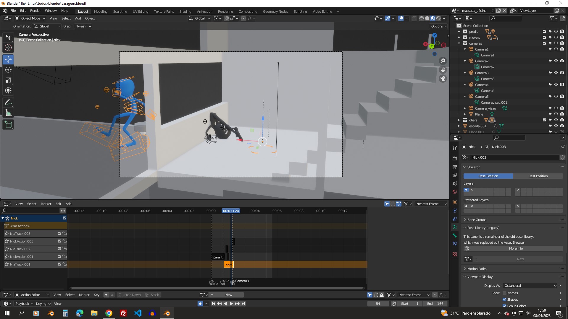 #106717 - Problems with the NLA - blender - Blender Projects