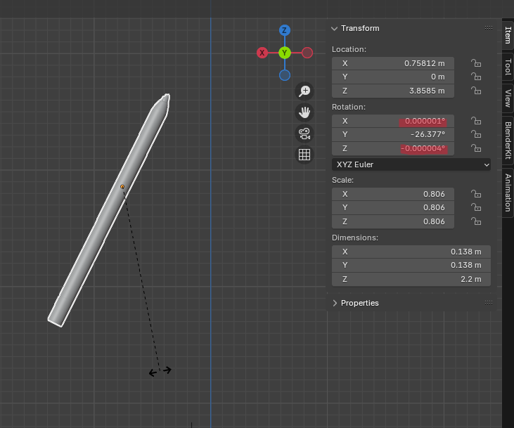 #127289 - Rotation slip on the Y axis when xz plane is in view ...