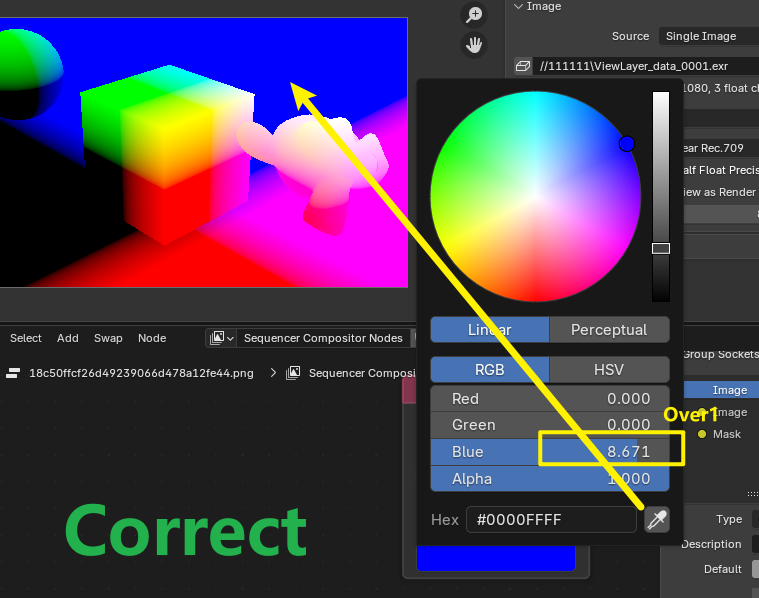 #147497 - Color Node Can not Sample Linear Color for Example Position ...