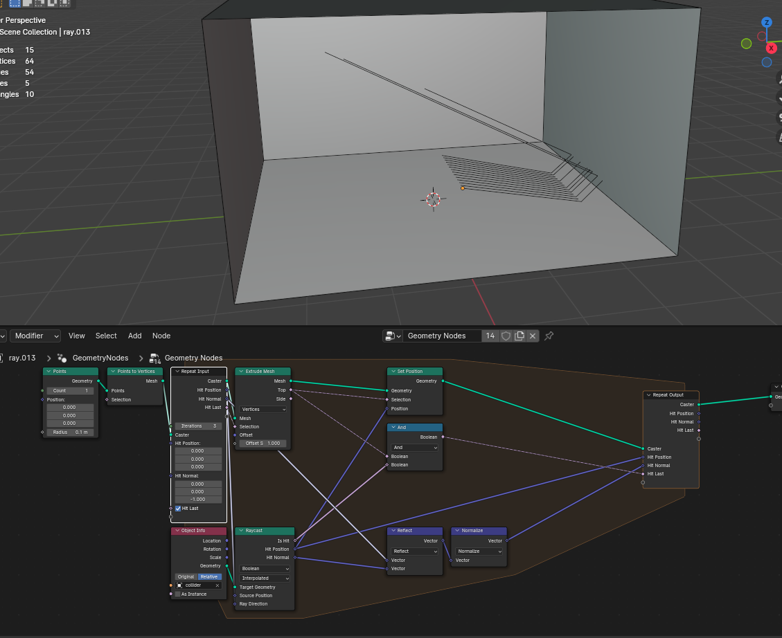 #115271 - Raycast node doesn't work properly - blender - Blender Projects