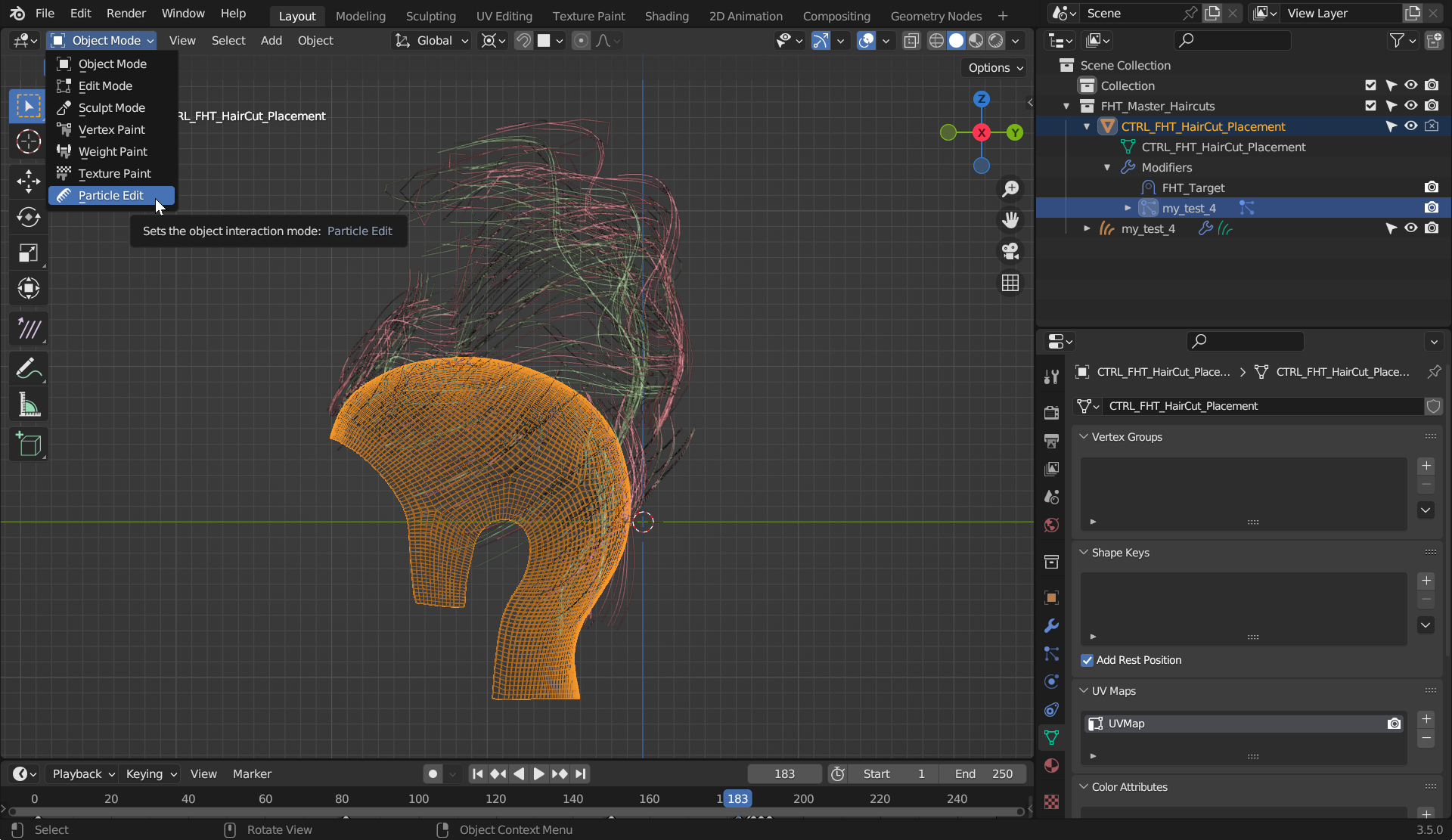 106999 Clicking "Particle Edit" mode causes Blender to crash