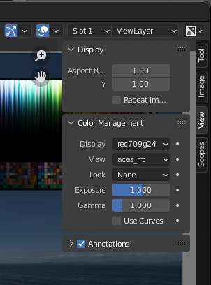 #112567 - UI: OCIO Display/View controls per window - blender - Blender ...