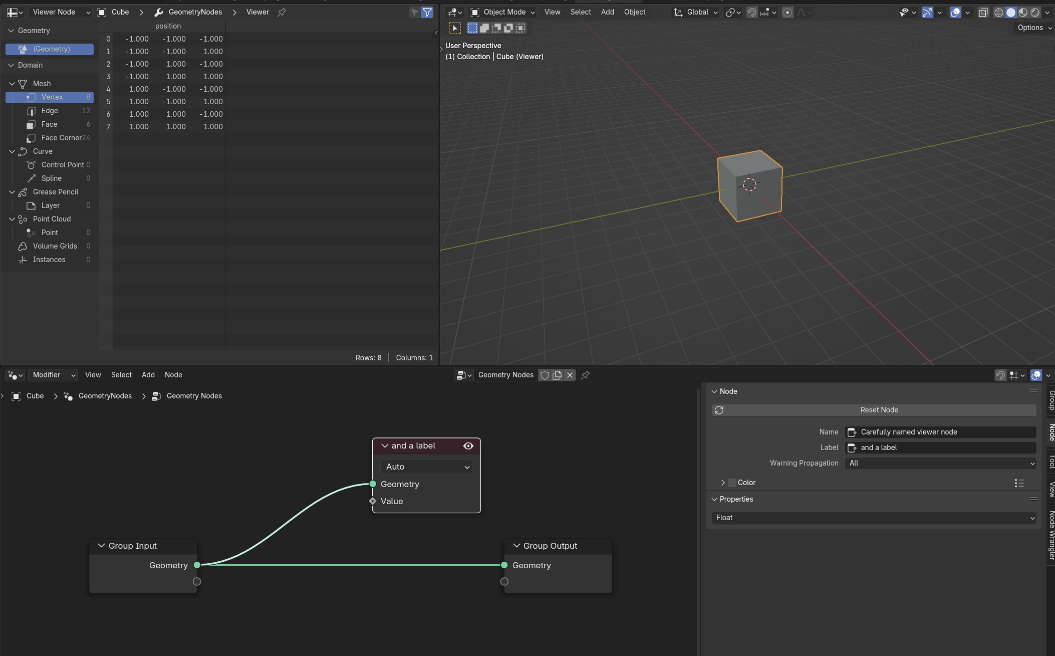 #134374 - renaming a viewer node in geometry node editor does not ...