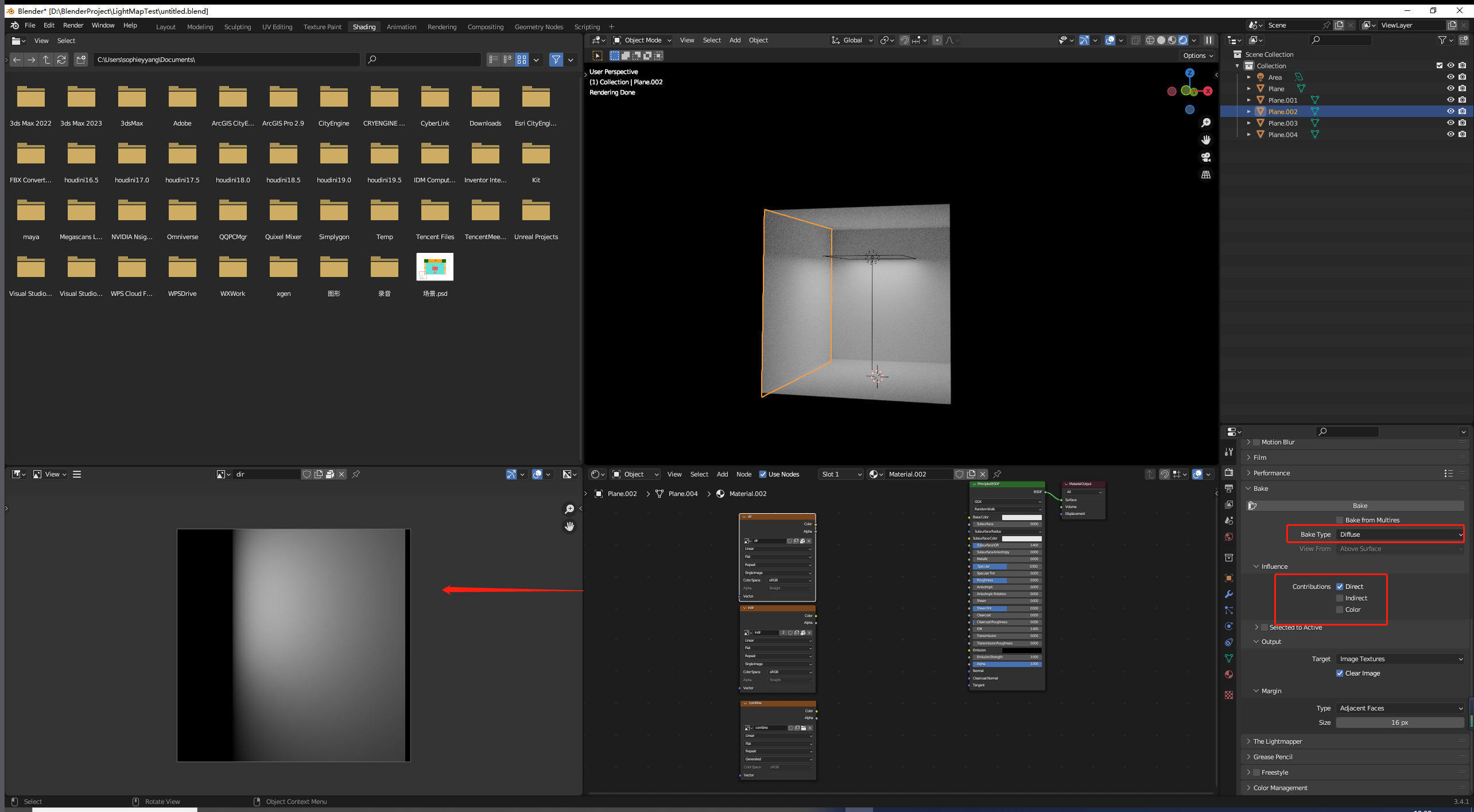 #105555 - Baking Indirect Lighting is broken - blender - Blender Projects