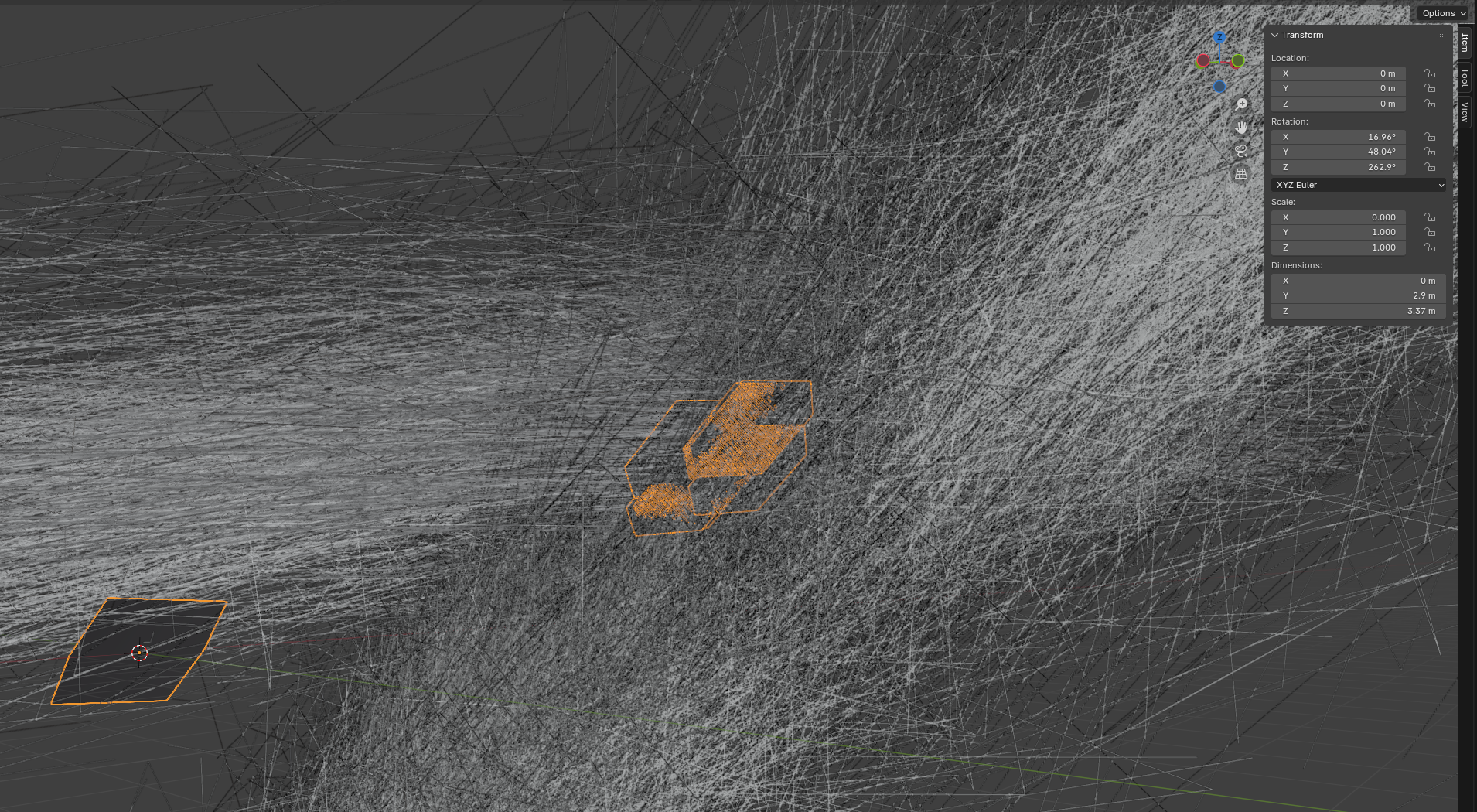 #149384 - Hair rendering explodes when instanced on a object with zero ...