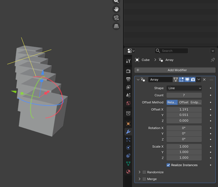 #147761 - Assets: Array modifier gizmo is rotating - blender - Blender ...