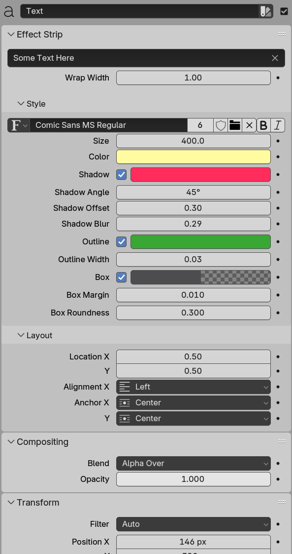 #130449 - UI: Tweak VSE Text Strip UI to use panels for outline/shadow ...