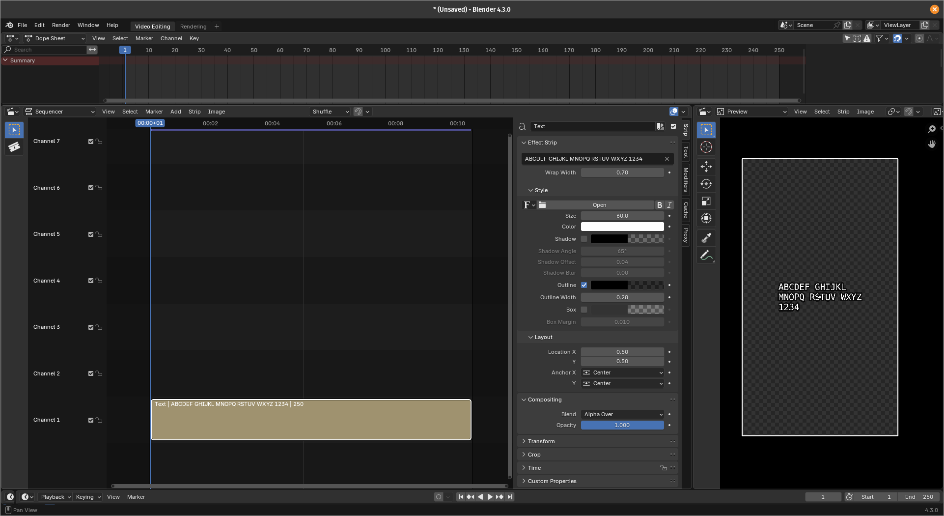 Blender 4.3.0 - No option to change text alignment