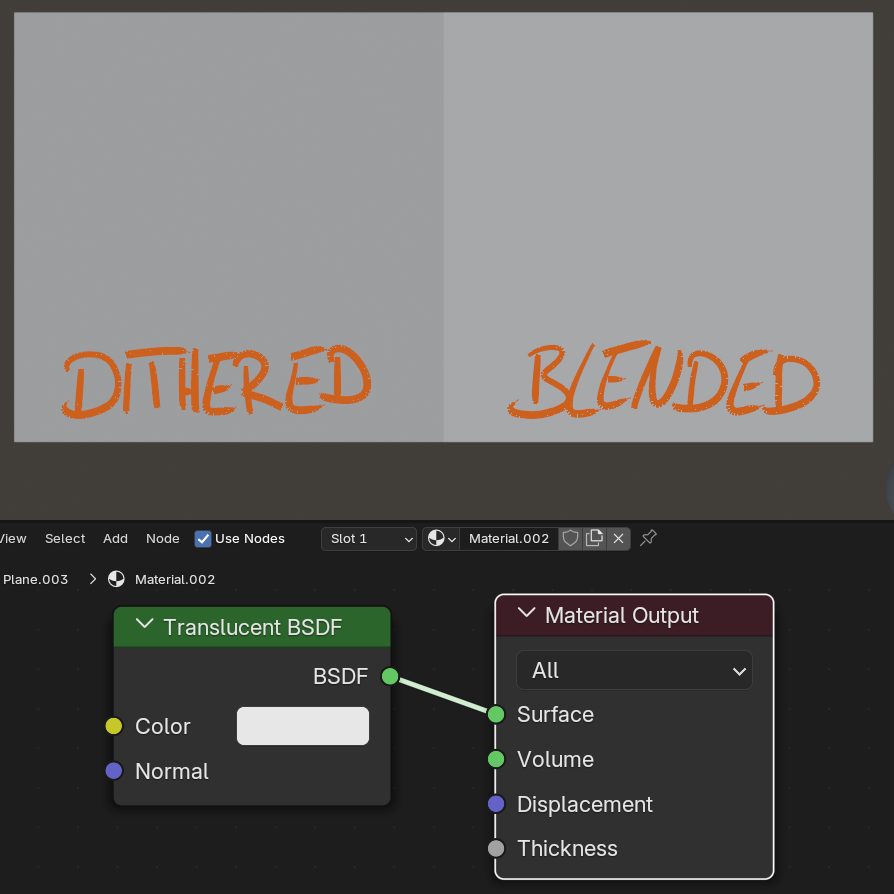 #125219 - Eevee: (Regression) Translucenct BSDF in `Blended` mode not ...