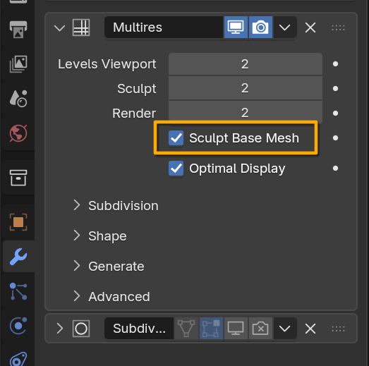 #148710 - Multires "Sculpt Base Mesh" doesn't take Shape Keys into ...
