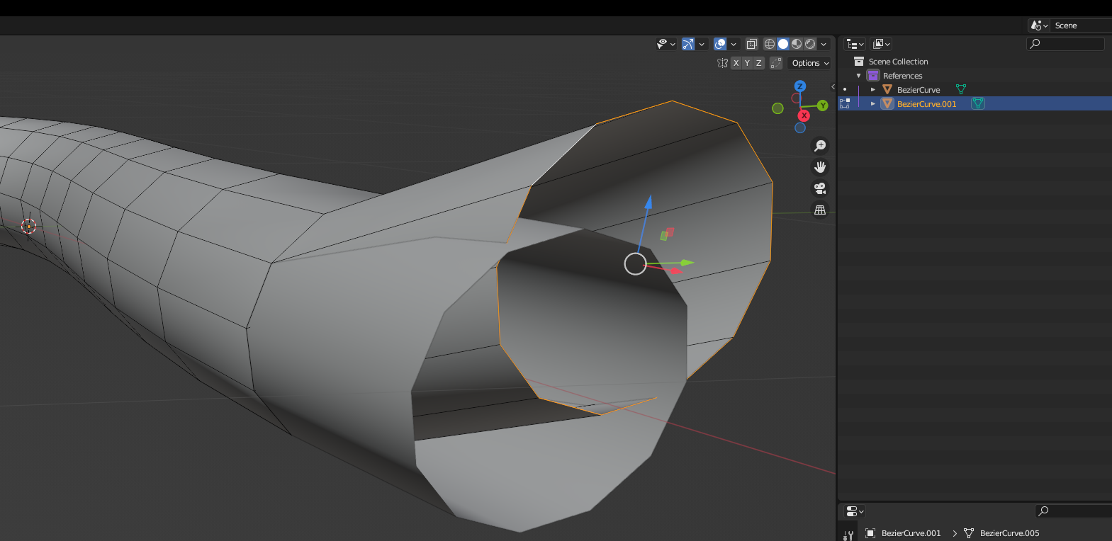 112913 OBJ Exports a single curve with depth as multiple objects