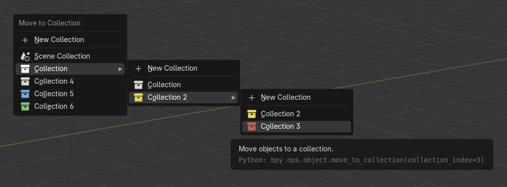 #133772 - Refactor: Move to Collection operator into a Menu - blender ...