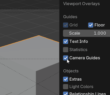 #121923 - UI: Toggle Camera Guides in Viewport Overlays - blender ...