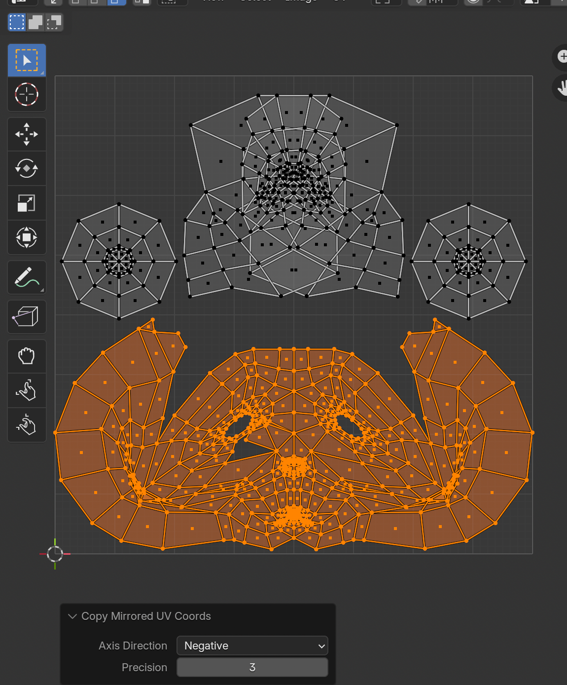 #147288 - UV Editing: Copy Mirrored UV Operator - blender - Blender ...