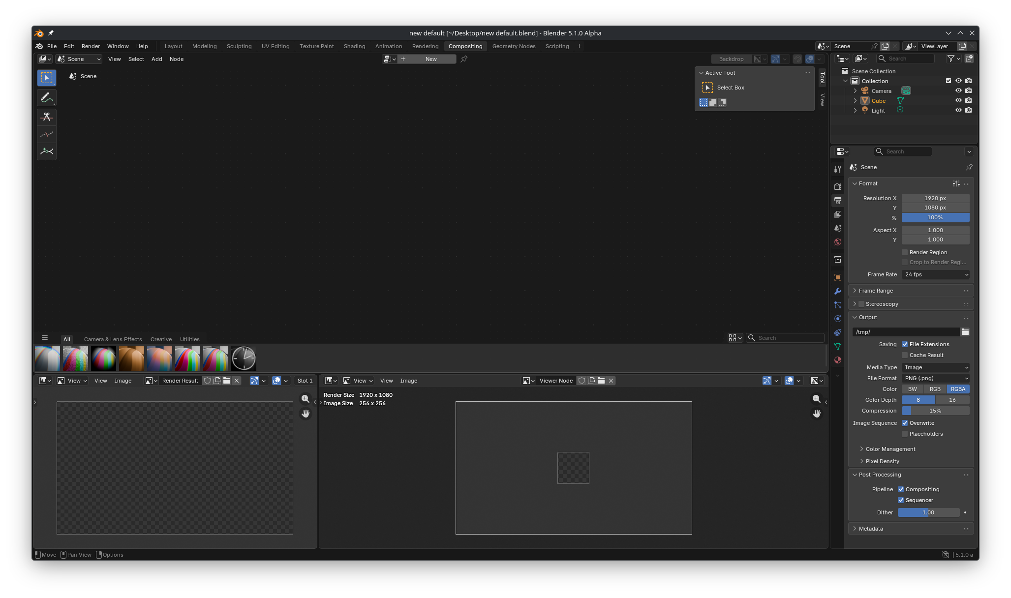 #150531 - Compositor: Default workspace - blender - Blender Projects