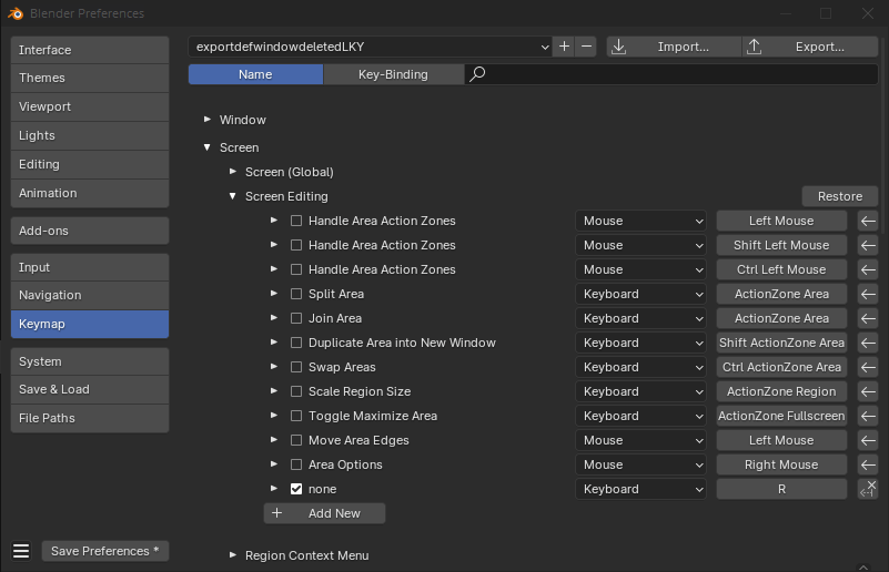 #119408 - Keymap imports unreliable - blender - Blender Projects
