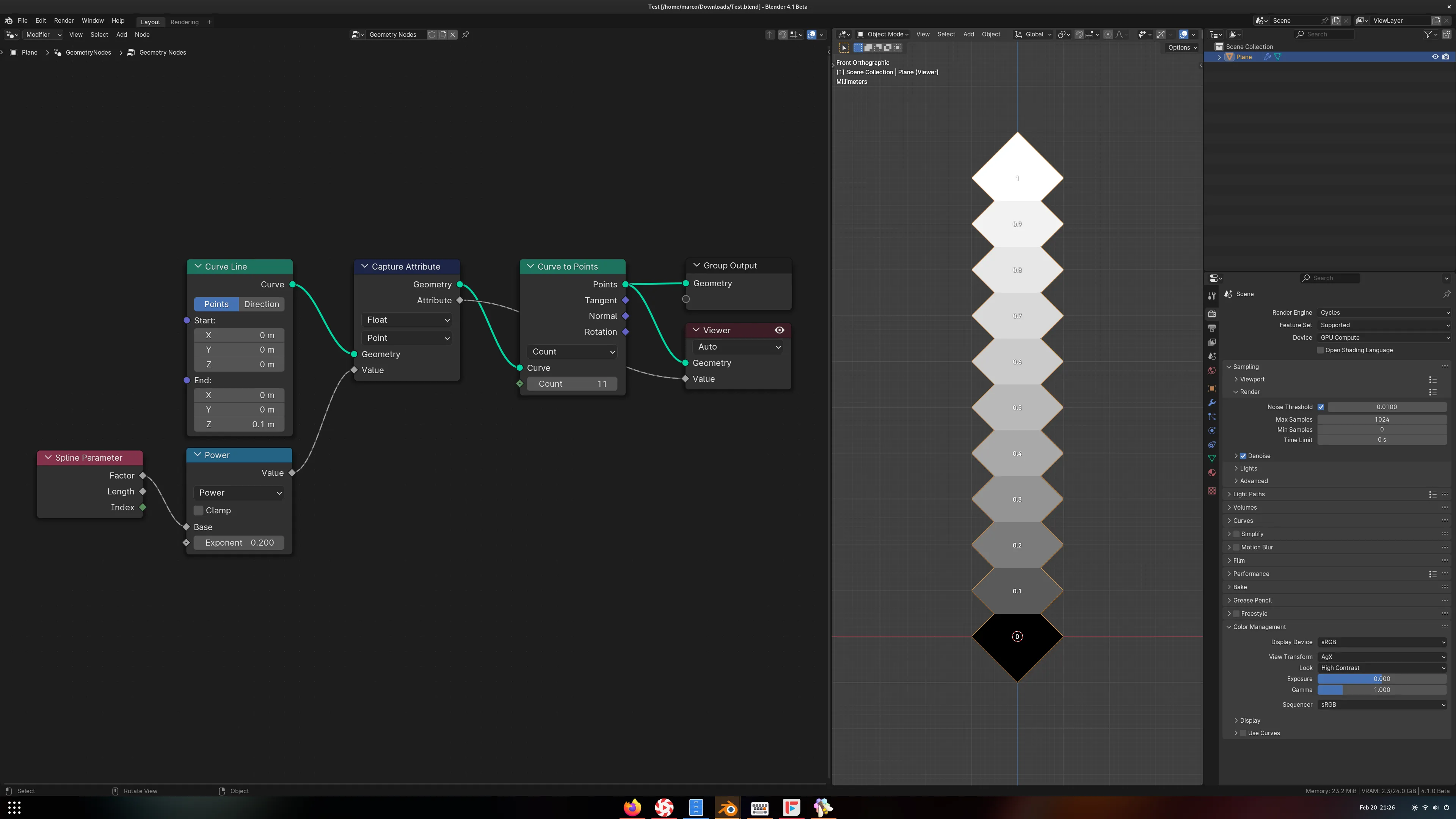 #118536 - Geometry Nodes: Spline Parameter Factor - blender - Blender ...