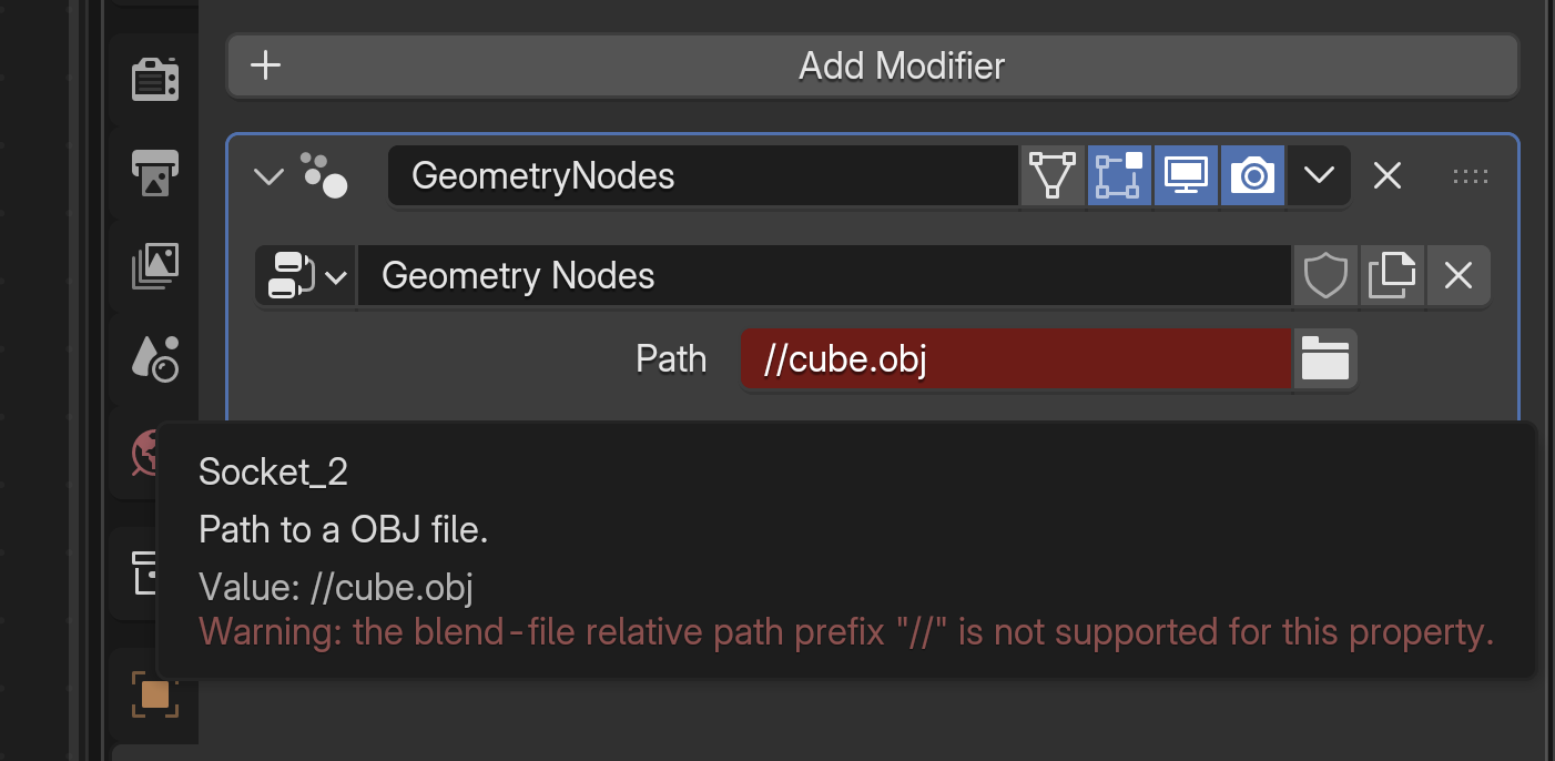 #146791 - Error in relative path in GN modifier - blender - Blender ...