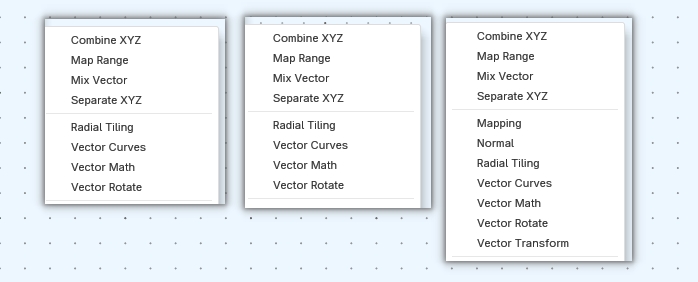 #147435 - Fix #147355: Nodes: Inconsistent vector add menu - blender ...