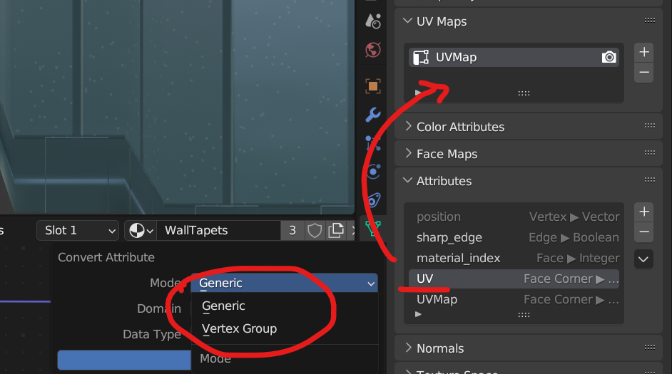 #106308 - Cant convert general UV Attribute to UV Maps = As result ...