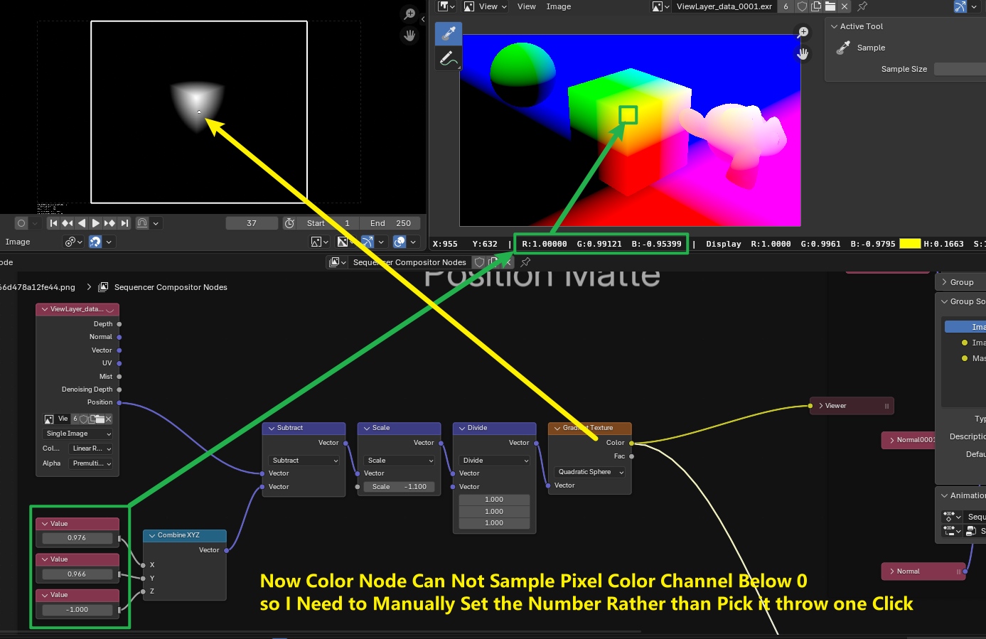 #147497 - Color Node Can not Sample Linear Color for Example Position ...