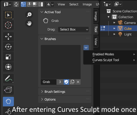 #111769 - Curves Sculpt Tool menu appears in UV Sculpt Brush Specials ...