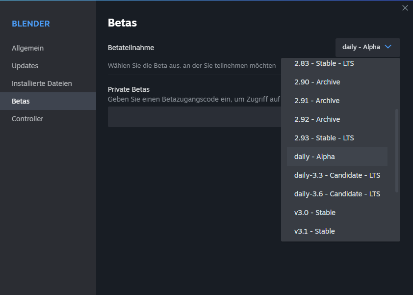 #111097 - Steam,Windows [daily alpha] release contains no executable ...