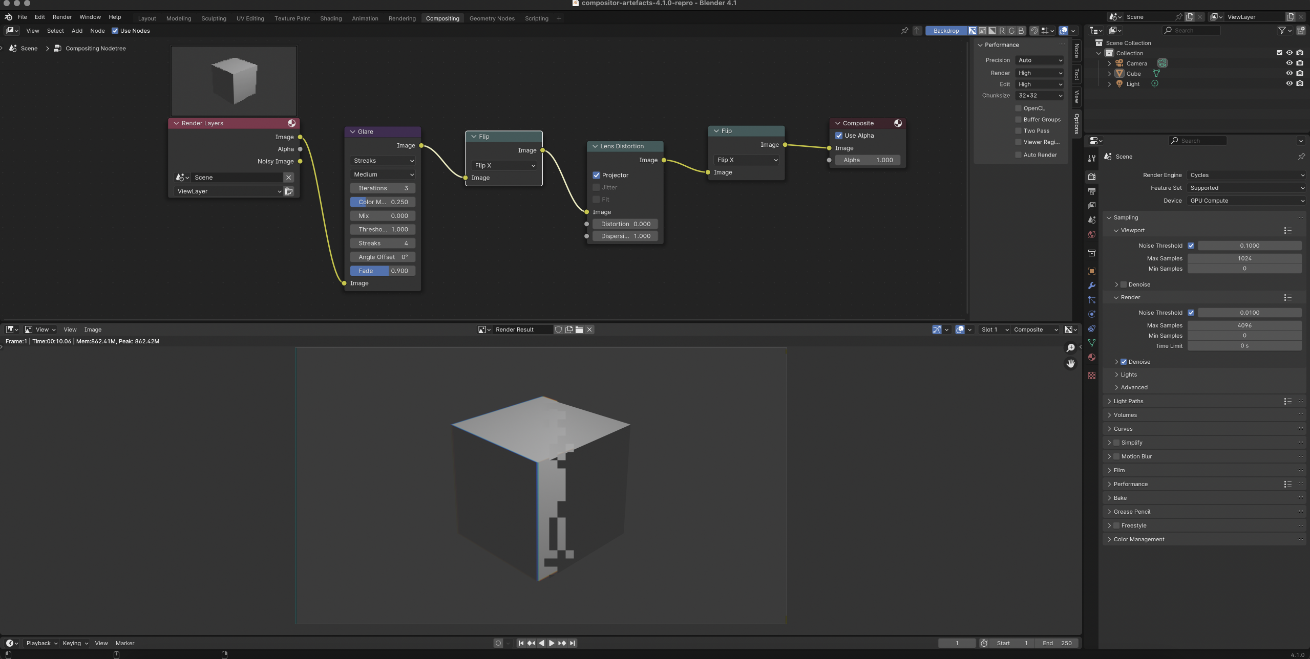 #119973 - Regression: Compositor artefacts - blender - Blender Projects