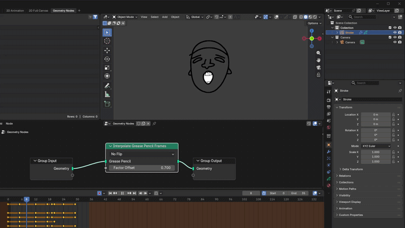 #159378 - WIP: Grease pencil: auto interpolate strokes node - blender ...