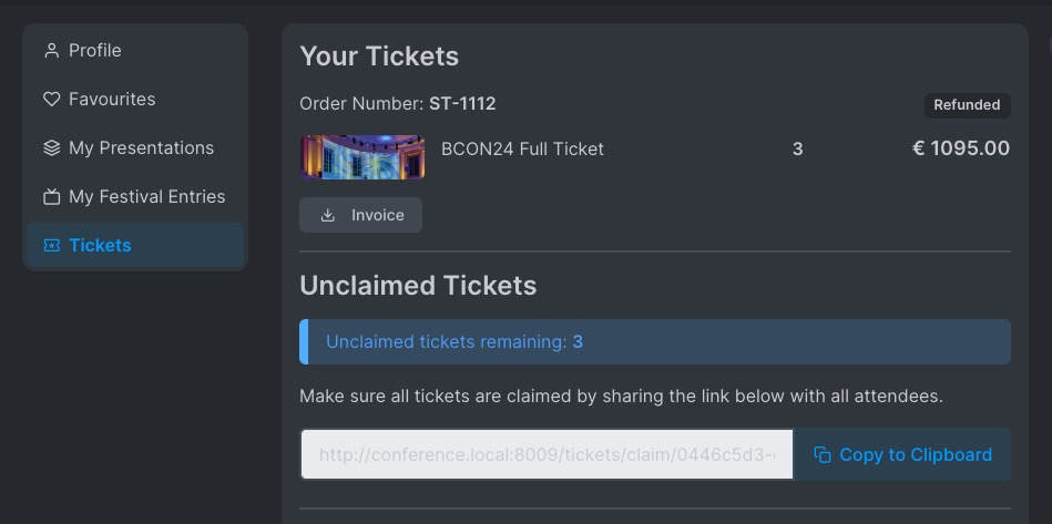 unclaimed tickets