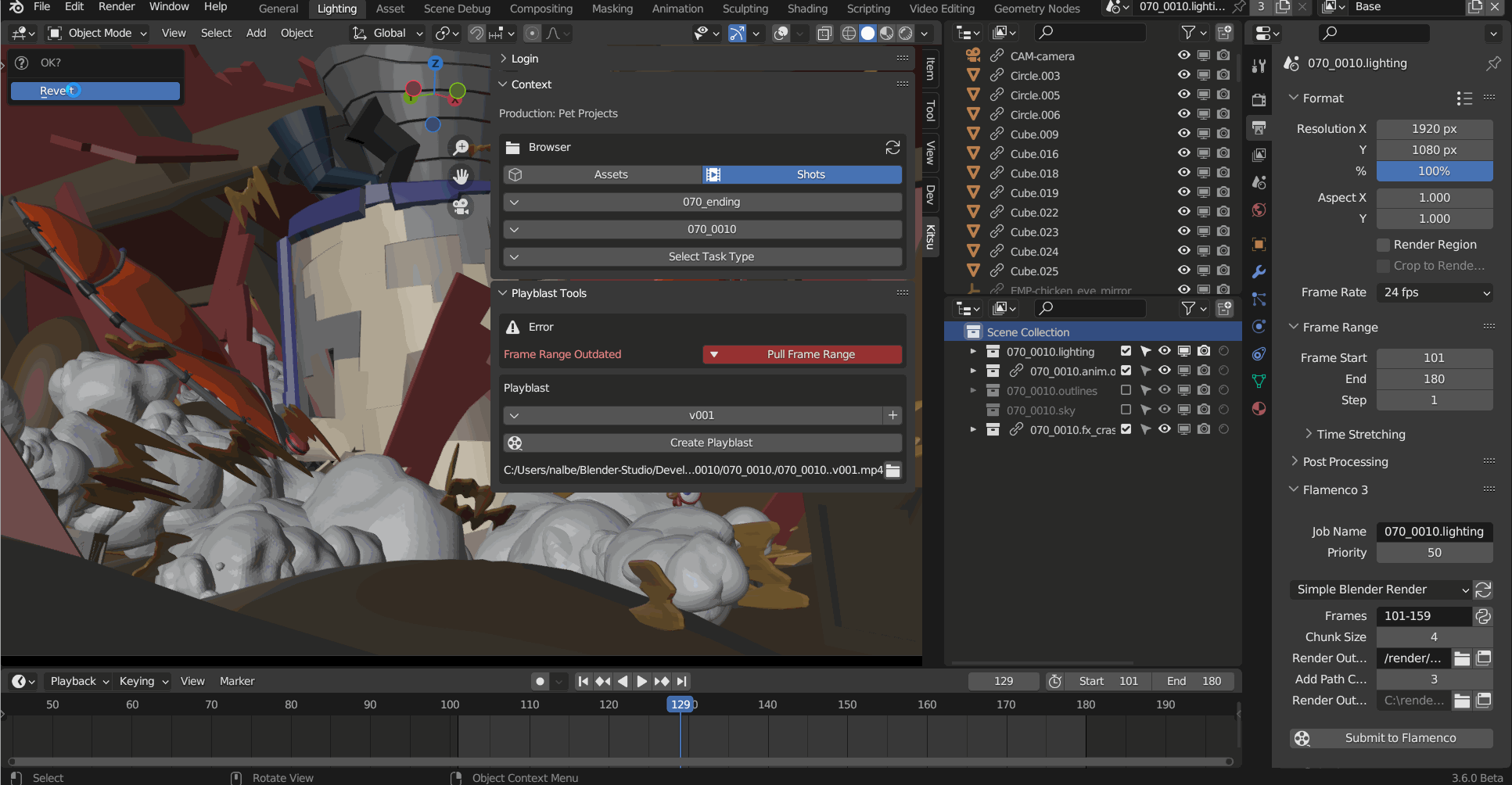 128 Blender Kitsu Add Frame Range Popup blenderstudiopipeline